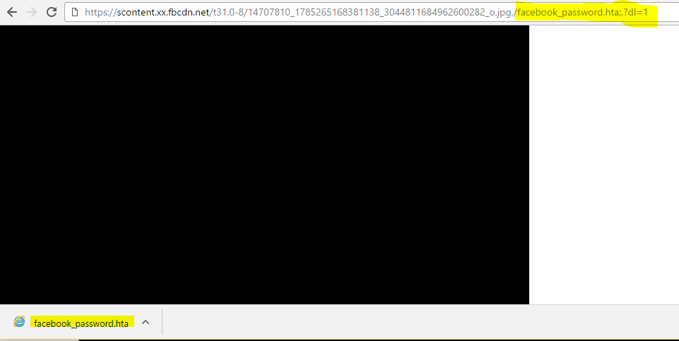 שינוי שם הקובץ ל-facebook_password.hta