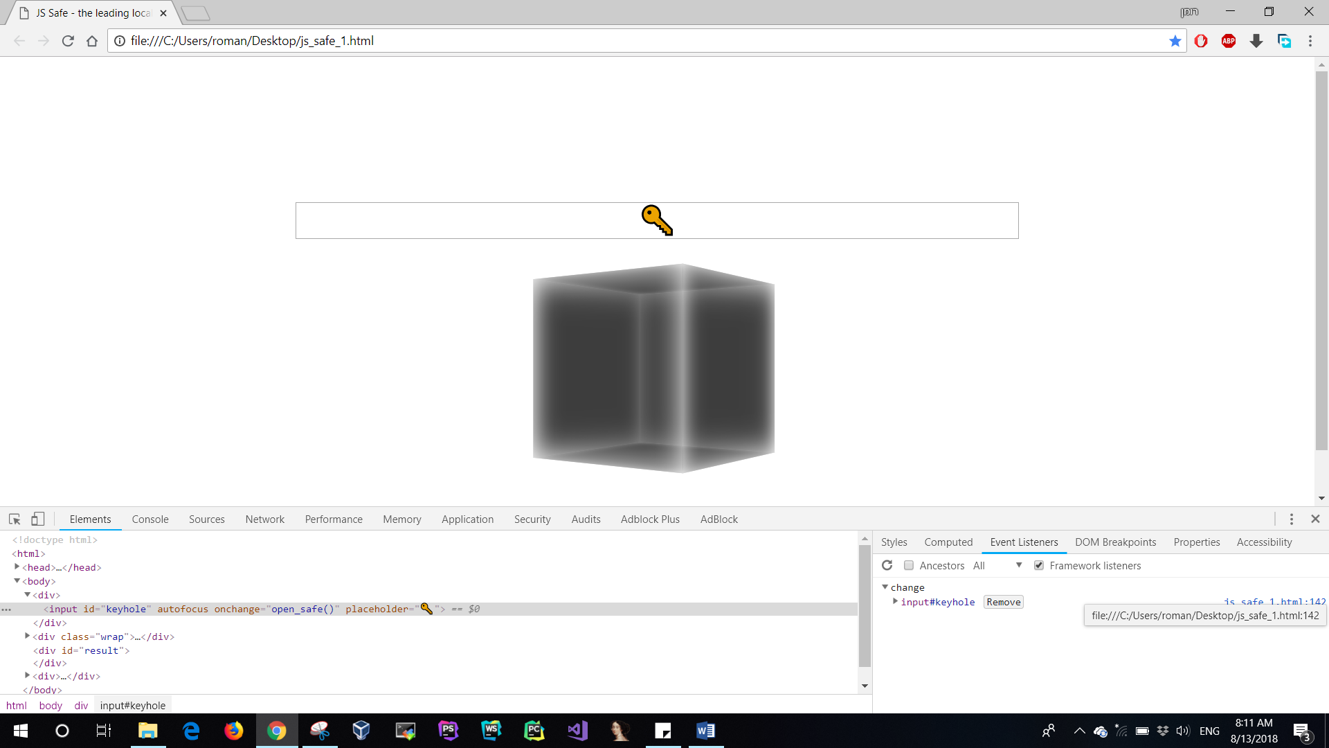 הפונקציה open_safe
